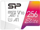 Silicon Power | Carte mémoire microSDHC UHS-I | Elite | 256 Go | microSDHC/SDXC | Mémoire flash classe 10