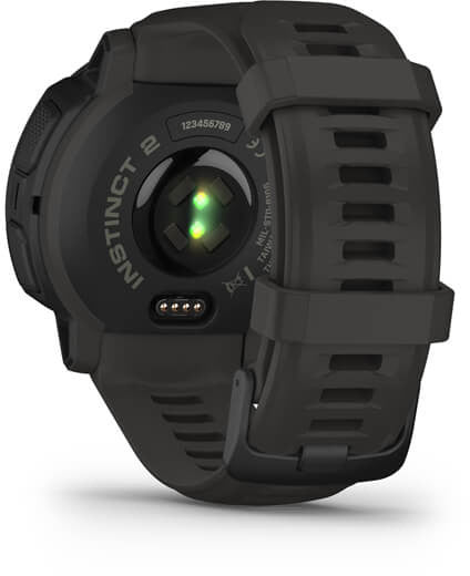 Garmin Instinct 2 Solar 2,29 cm (0,9") MIP 45 mm Numérique 176 x 176 pixels Graphite GPS (satellite)