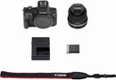 Canon | EOS R100 Mirrorless Camera + RF-S 18-45mm F4.5-6.3 IS STM Lens | 6052C013 | Megapixel 24.1 MP | ISO sensitivity (max) 12800 | Display diagonal 3.0 " | Wi-Fi | Automatic, manual | CMOS | Black