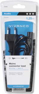 Vivanco power supply EU - Japan 1.25m (46095)-2