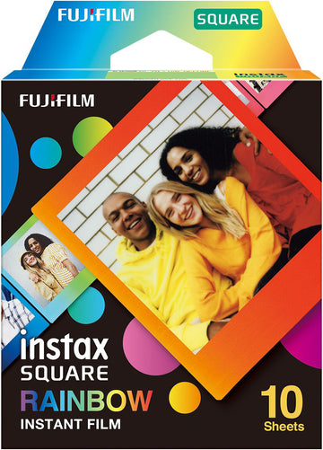 Fujifilm instax square 1x10 arc-en-ciel
