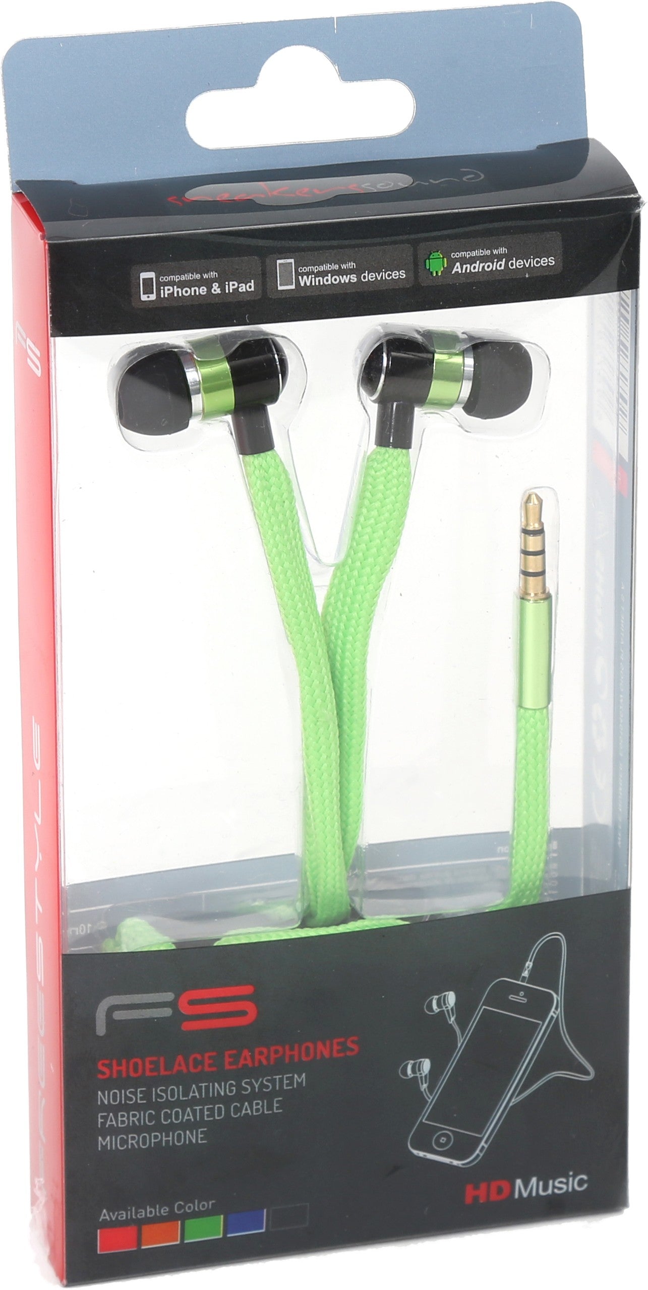 Jeu de lacets Omega Freestyle FH2112, vert