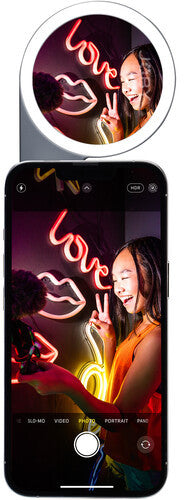 Anneau lumineux Joby Beamo MagSafe, gris