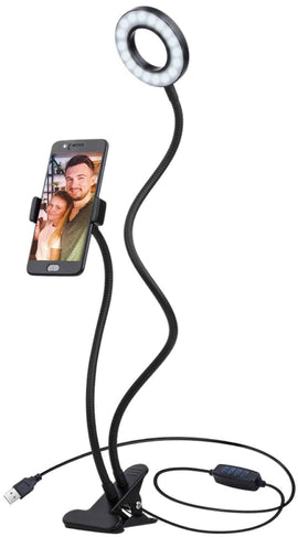 Anneau lumineux Platinet PMRL3 Vlog LED Flexible