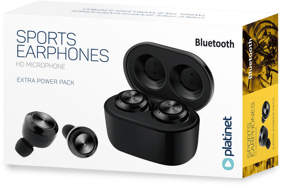 Casque sans fil Platinet Sport PM1085, noir