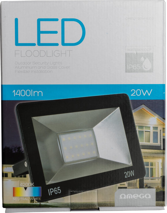 Projecteur led omega 20 w 4 200 k 43860