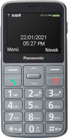 Panasonic | KX-TU160 | Téléphone portable facile à utiliser | Gris | Écran 2,4 pouces | Écran TFT-LCD | Bluetooth | Version USB-C | Appareil photo intégré | Résolution de l'appareil photo principal : 0,3 MP