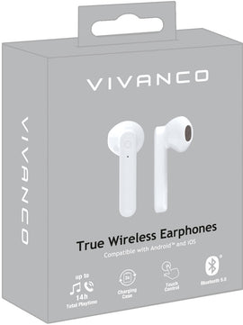 Casque sans fil Vivanco Smart Air Pair, blanc (60599)