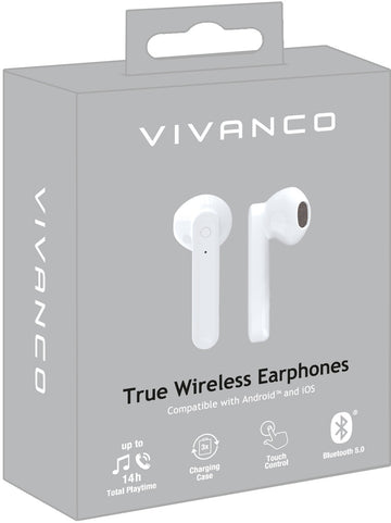 Casque sans fil Vivanco Smart Air Pair, blanc (60599)