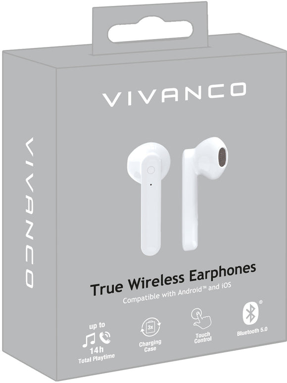 Casque sans fil Vivanco Smart Air Pair, blanc (60599)