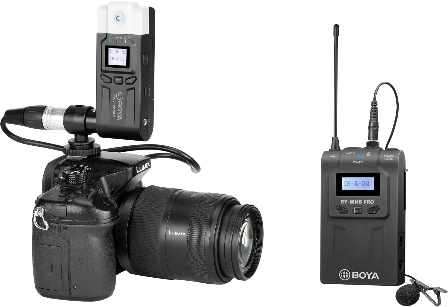 Microphone sans fil boya by-wm8 pro-k7 uhf sans fil