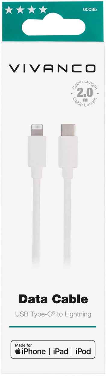 Vivanco cable USB-C - Lightning 2m (60085)