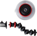 Joby suction cup Gorillapod Arm + GoPro adapter