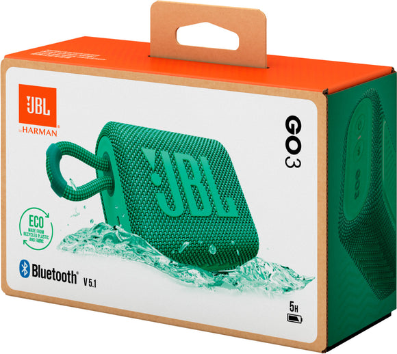JBL wireless speaker Go 3 Eco, green