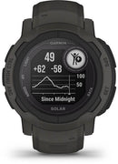 Garmin Instinct 2 Solar 2,29 cm (0,9") MIP 45 mm Numérique 176 x 176 pixels Graphite GPS (satellite)