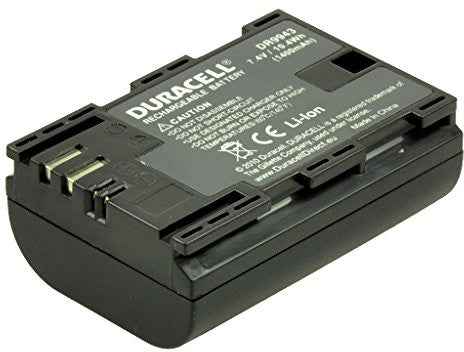 Batterie d'appareil photo Duracell - remplace la batterie Canon LP-E6