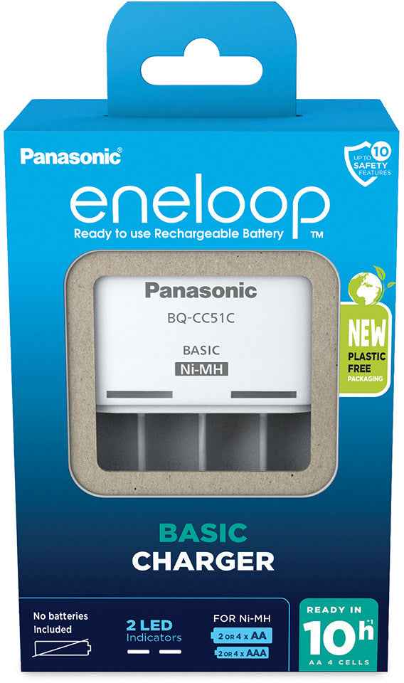 Panasonic | Battery Charger | ENELOOP BQ-CC51E | AA/AAA