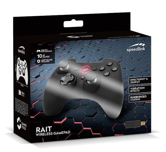 Manette de jeu sans fil Speedlink Rait (SL-650110-BK)