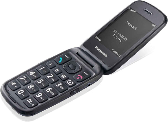 Telefon komórkowy KX-TU550 4G dla seniora niebieski
