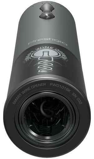 Bolsena, Electric wine opener with Prestigio Logo, aerator , vacuum preserver, Black color