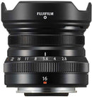 Objectif Fujifilm Fujinon XF 16 mm f/2,8 R WR, noir