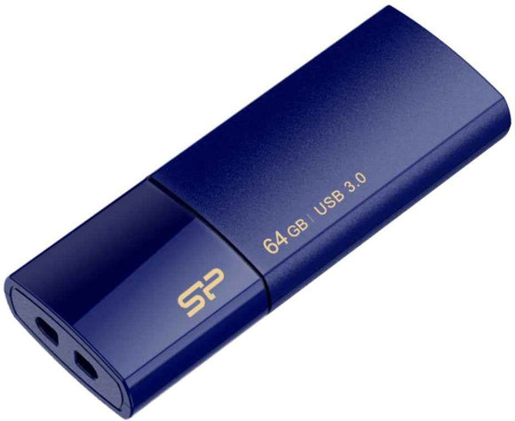 Silicon Power flash drive 64GB Blaze B05 USB 3.0, dark blue