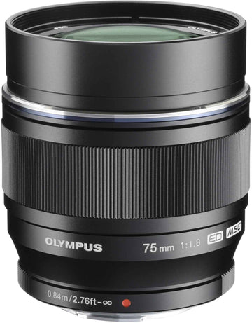 M.Zuiko Digital ED 75mm f/1.8, black