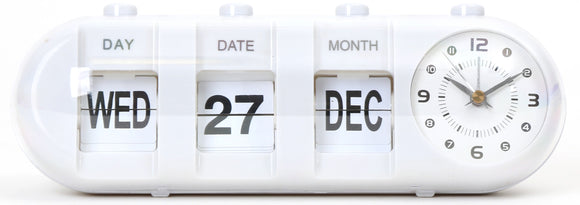 Platinet alarm clock January, white (43627)