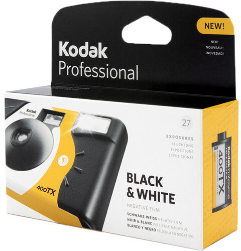 Kodak single use camera Professional Tri-X 400 Black & White 400/27