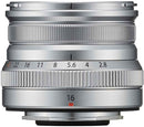 Objectif Fujifilm Fujinon XF 16 mm f/2,8 R WR, argent