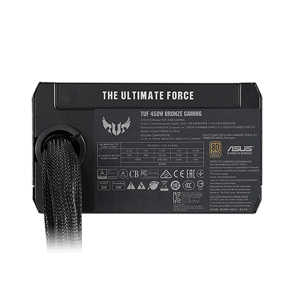 Sursa TUF Gaming 450B, 450W, ATX, 80+ Bronze "90YE00D3-B0NA00" (timbru verde 2 lei)