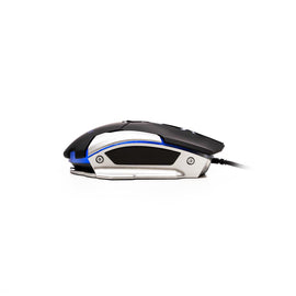 MOUSE Spacer - gaming, gaming, cu fir, USB, optic, 3.200 dpi, butoane/scroll 7/1, iluminare, negru, "SPGM-PULSAR-LITE" (timbru verde 0.18 lei)