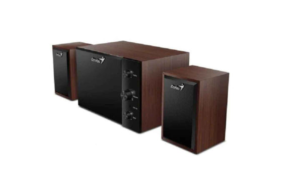 Enceinte GENIUS SW-2.1 350/ 2.1/ 15W/ bois/ couleur bois