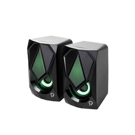 BOXE SPACER Gaming 2.0, RMS : 6 W (2 x 3 W), contrôle du volume, 2 x LED, alimentation USB, noir, « SPB-STORM » (timbru verde 2,00 lei)