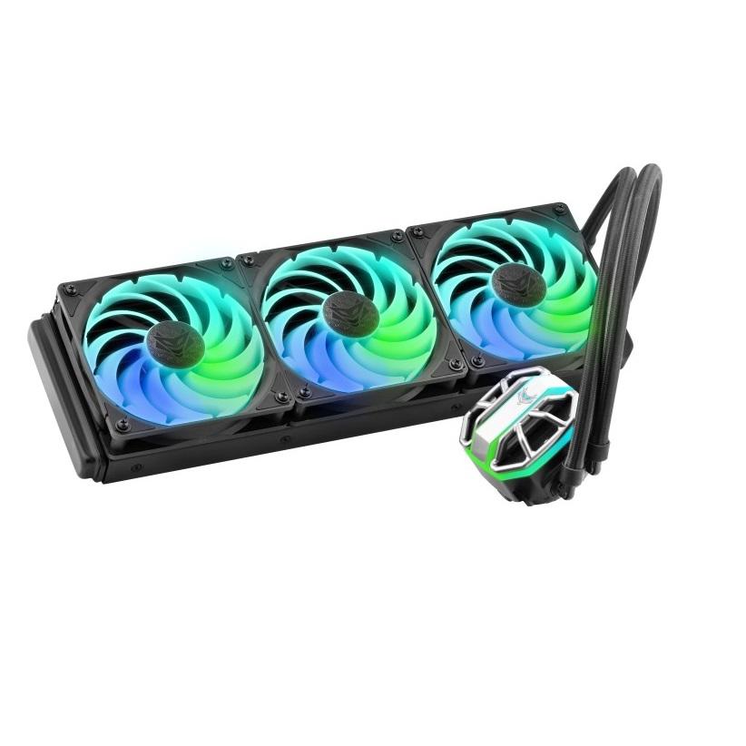 Kit de refroidissement liquide pour processeur sapphire nitro+ s360-a aio 12 cm noir 1 pièces