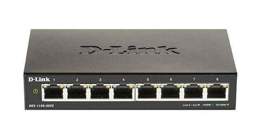 D-Link | 8-Port Gigabit PoE Smart Managed Switch | DGS-1100-08PV2 | Web managed | Desktop | Power supply type External
