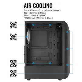AEROCOOL PGS BIONIC-G-BK-v2 RGB