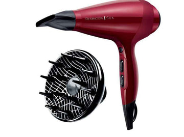 Remington Ionic Hair dryer | AC9096 | 2400 W | Number of temperature settings 3 | Ionic function | Diffuser nozzle | Red