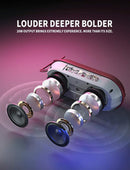 Enceinte portable abtsw-30r 20 w rouge  abtsw-30r  timbre vert 08 lei