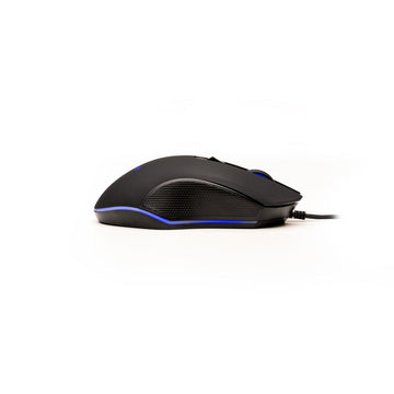 MOUSE Spacer - gaming, gaming, cu fir, USB, optic, 7200 dpi, butoane/scroll 6/1, iluminare, negru, "SP-GM-01" (timbru verde 0.18 lei) - 0