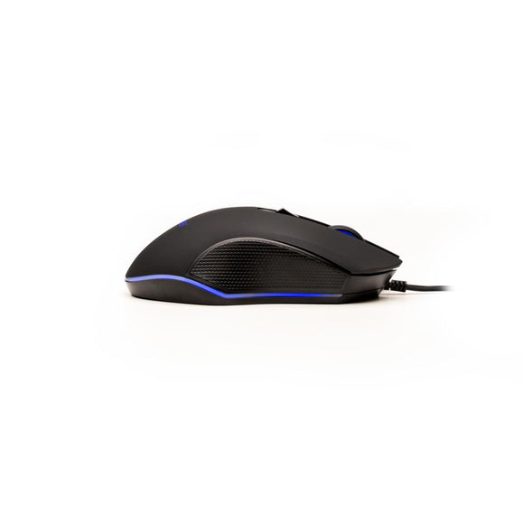MOUSE Spacer - gaming, gaming, cu fir, USB, optic, 7200 dpi, butoane/scroll 6/1, iluminare, negru, "SP-GM-01" (timbru verde 0.18 lei)