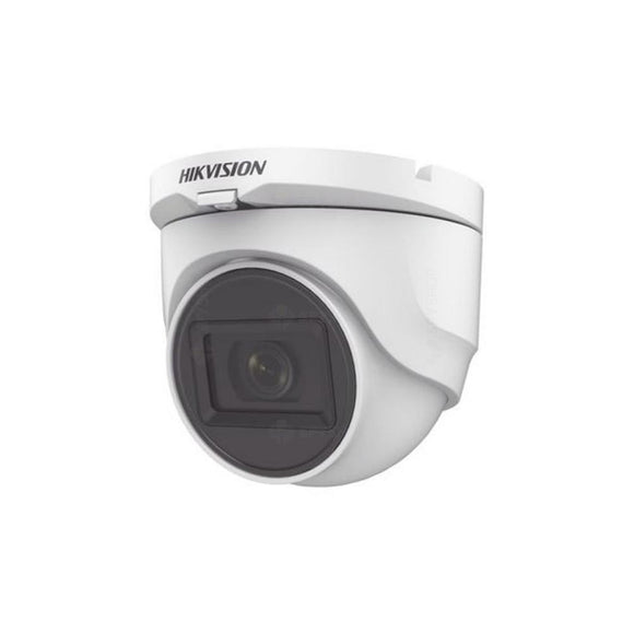 Caméra de surveillance dôme hikvision pour intérieur  extérieur portée ir 30 m objectif fixe 28 mm 2 mpx filaire boîtier métallique  ds-2ce76d0t-itmfs2  timbre vert 08 lei
