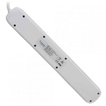 PRELUNGITOR SPACER, Schuko x 5, conectare prin Schuko (T), USB x 2, cablu 3 m, 16 A, max. 3500W, protectie supratensiune, alb, "PP-5-30 USB"/45505960 (timbru verde 0.18 lei)