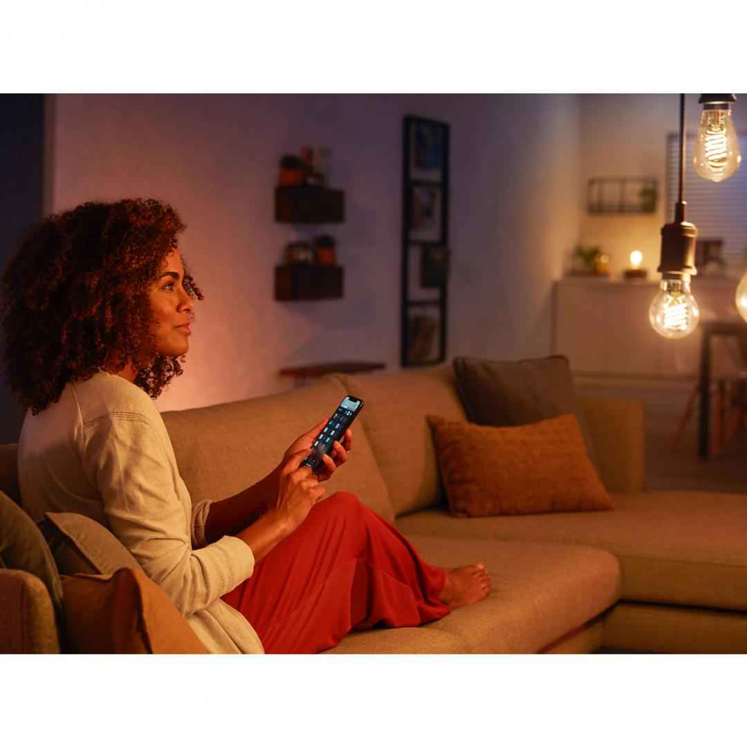 PHILIPS HueW 7W Fil G125 EUR E27