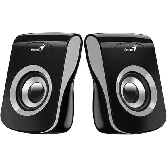 GENIUS repro SP-Q180 Iron Gray/ 2.0/ 6W/ USB napájení/ 3,5" jack/ černošedé