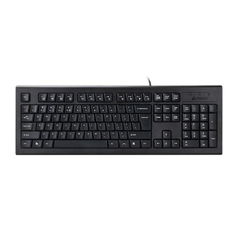 TASTATURA A4TECH, "KRS85", cu fir, 104 taste format standard , USB, negru, "KRS-85-USB" (timbru verde 0.8 lei)