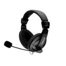 CASTI Spacer, cu fir, standard, utilizare multimedia, microfon pe brat, conectare prin Jack 3.5 mm x 2, negru, "SPK-222", (timbru verde 0.8 lei)