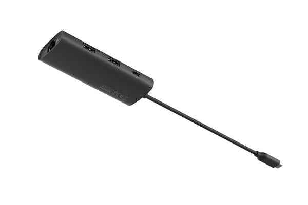Station d'accueil A4tech universelle, 8 en 1, connectique PC USB Type C, USB-Cx2, USB-A 3.0x1, USB-A 2.0x1, HDMIx1 4K@30Hz, LAN Gigabit, emplacement SD, PD 100W, câble 0,20m, gris, "DST-80C-GR" (timbre vert 0,18 lei)