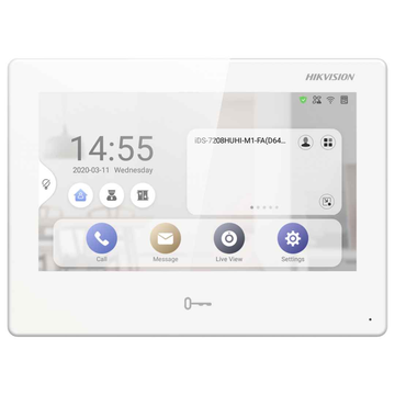 STATION INTERNE AVEC ANDROID 7 POUCES WIFI, « DS-KH9310-WTE1(B) » (timbre vert 0,8 lei)