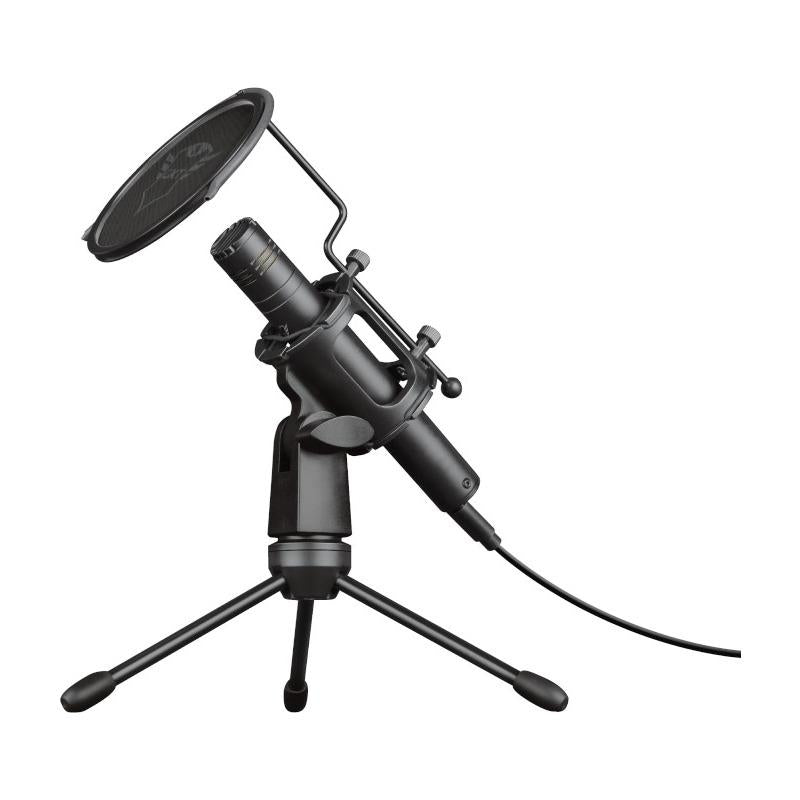 Microphone de streaming USB Microfon Trust GXT 241 Velica « 24182 » (timbre vert : 0,03 lei)